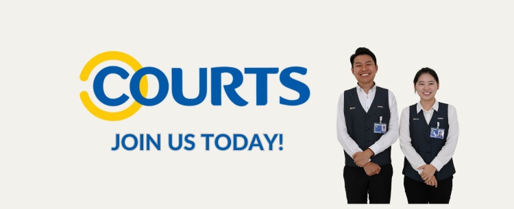 COURTS SINGAPORE is now hiring on FastJobs!
