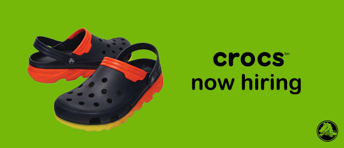 CROCS is now hiring on FastJobs!